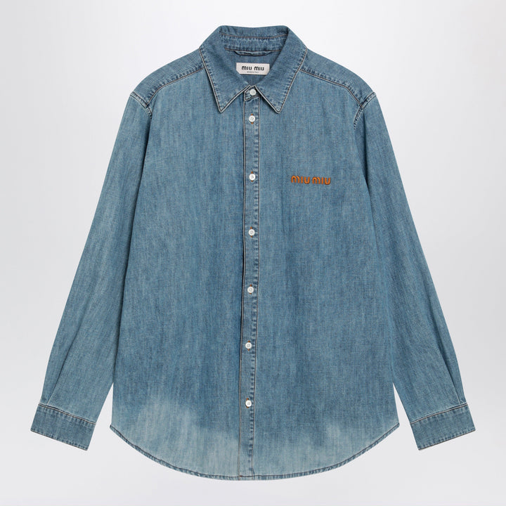 Miu Miu Shirts & Tops - Light Blue | 609b12d947b8475cd65d1486d4908b154449d371