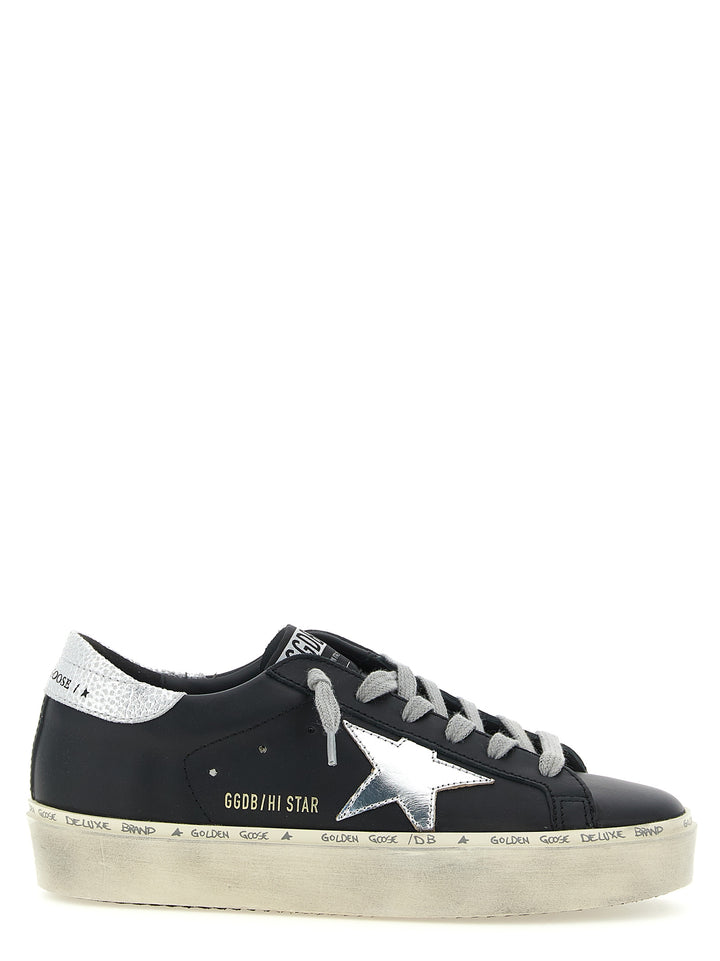 Golden Goose Hi Star Sneakers - Black | 252cad6132a4237e425749fbc770dc2cd71c74fc