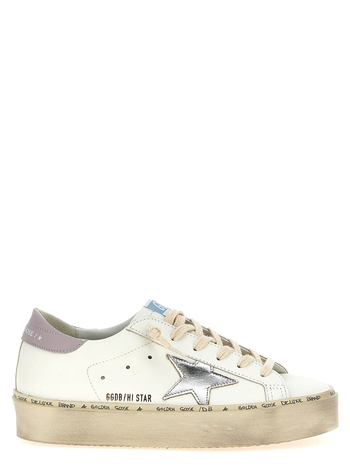 Golden Goose Hi Star Sneakers - Pink | ca51f4af87c2e31c6a74eeb5f561e87994f4809a