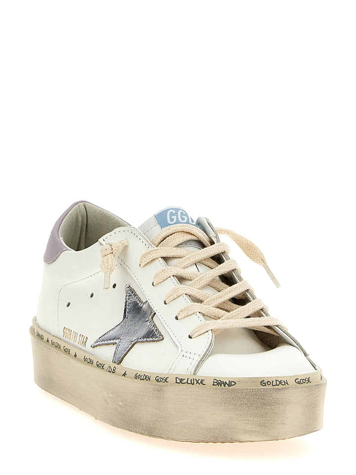 Golden Goose Hi Star Sneakers - Pink | ab6d9bb70e3597e8de30938b515164c94ee11342