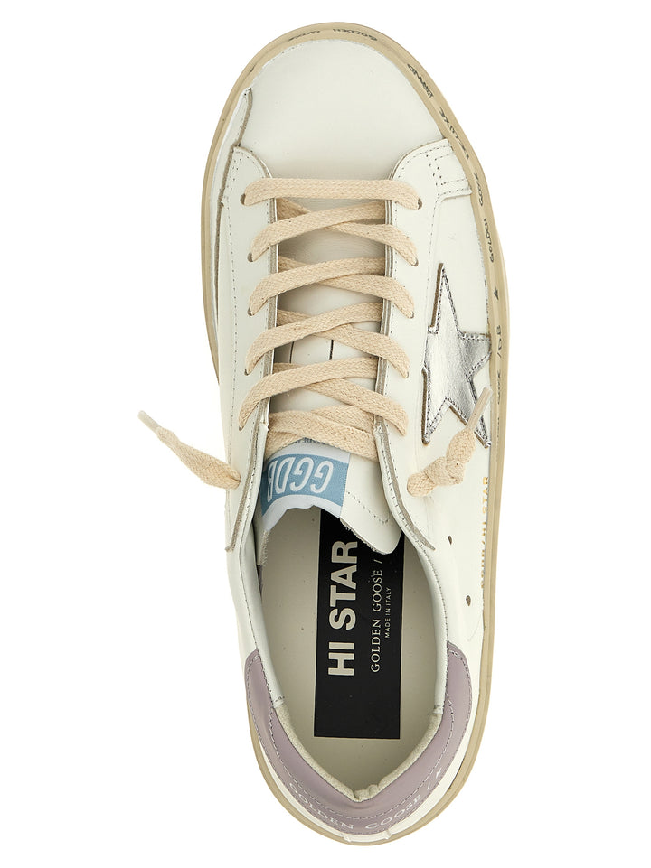 Golden Goose Hi Star Sneakers - Pink | 8efb7a09e1d858b2befc09c2d7172ad6105a07e6