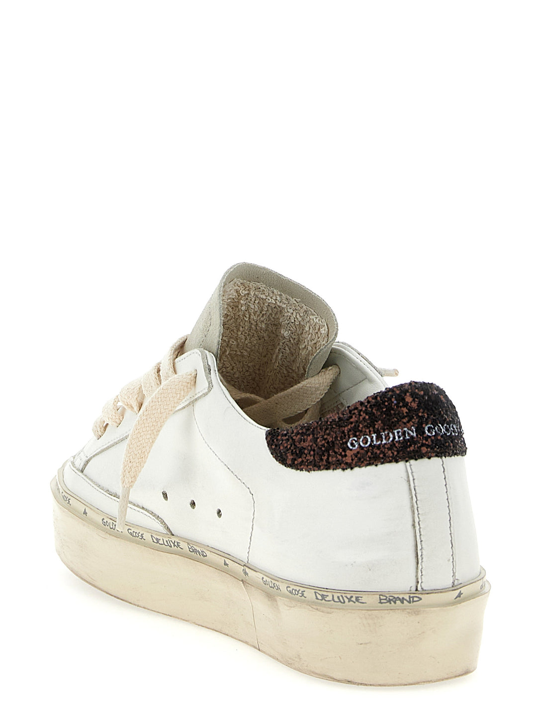 Golden Goose Hi Star Sneakers - Brown | e769fb08a90385ab72f462fc556d61170b341637