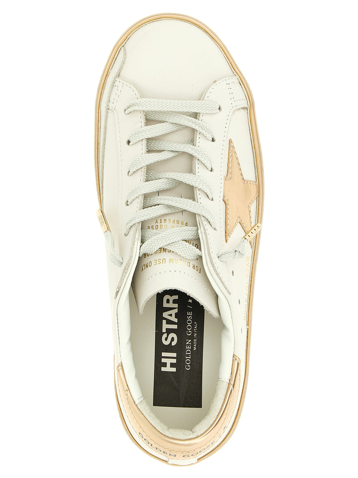 Golden Goose Hi Star Sneakers - Pink | 0ea8ab922399de4c761880b7d56e9ff35f8b2b36
