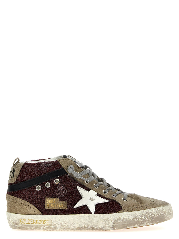 Mid Star Sneakers Bordeaux