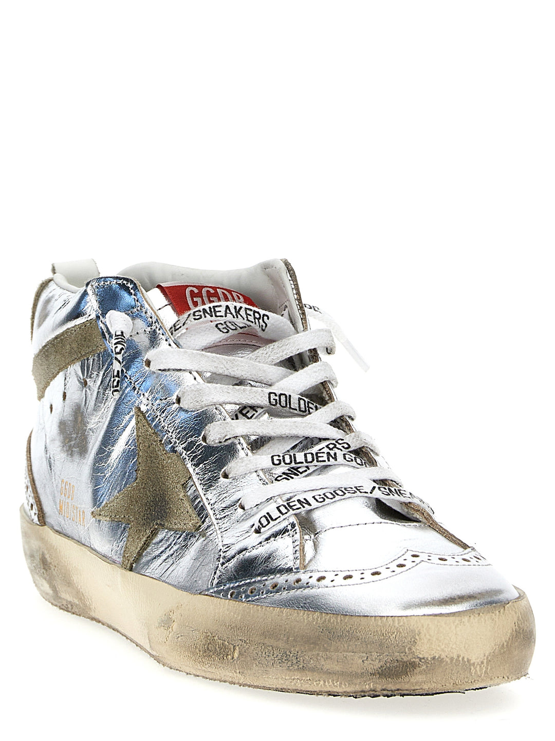 Mid Star Sneakers Silver