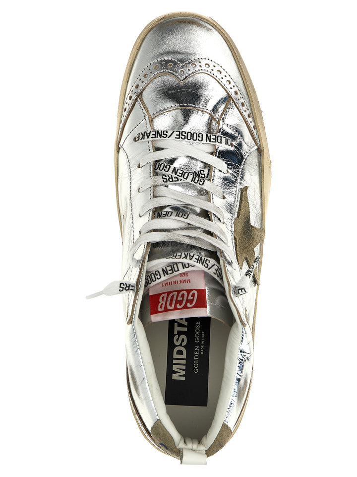 Mid Star Sneakers Silver