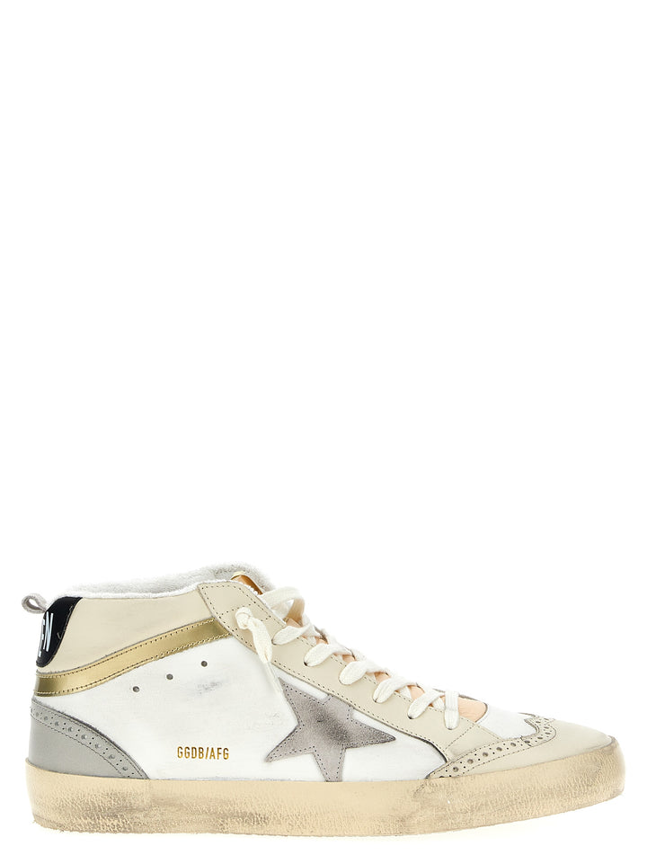 Mid Star Sneakers White