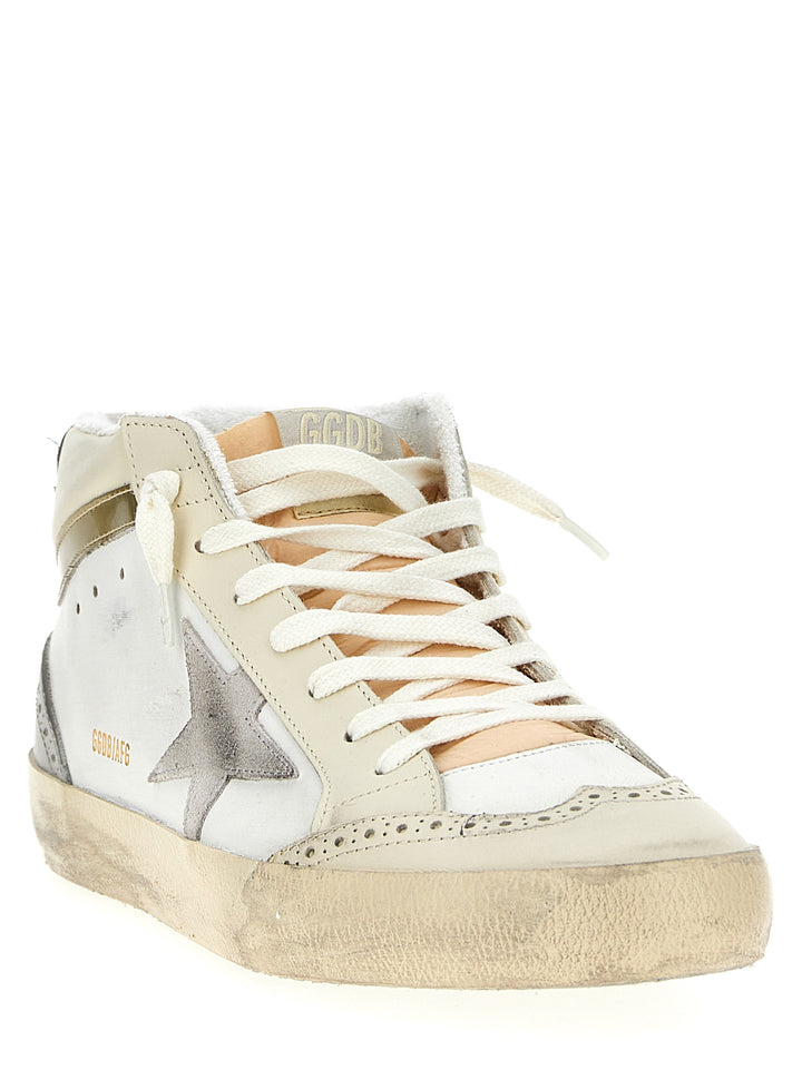 Mid Star Sneakers White