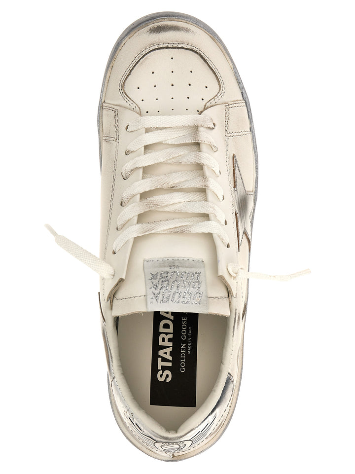 Golden Goose Stardan Sneakers - Silver | b851c17855614bd8d1400e2815259daf24bf1c48