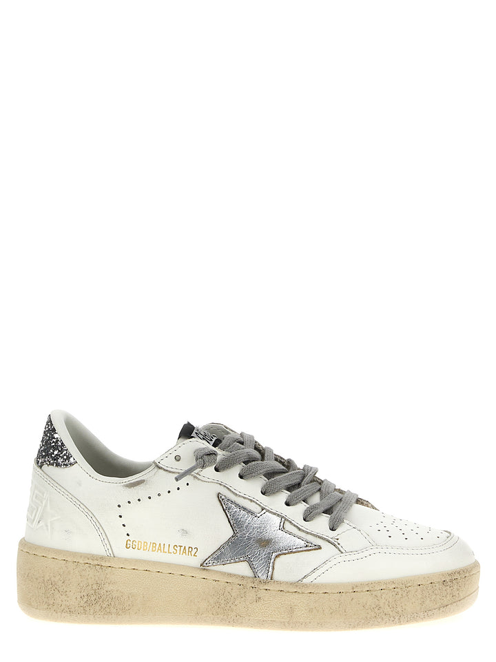 Golden Goose Ball Star 2 Sneakers - Silver | 5f0bc26c89f4fbe2c10583c8c540bd9e13a93cb5