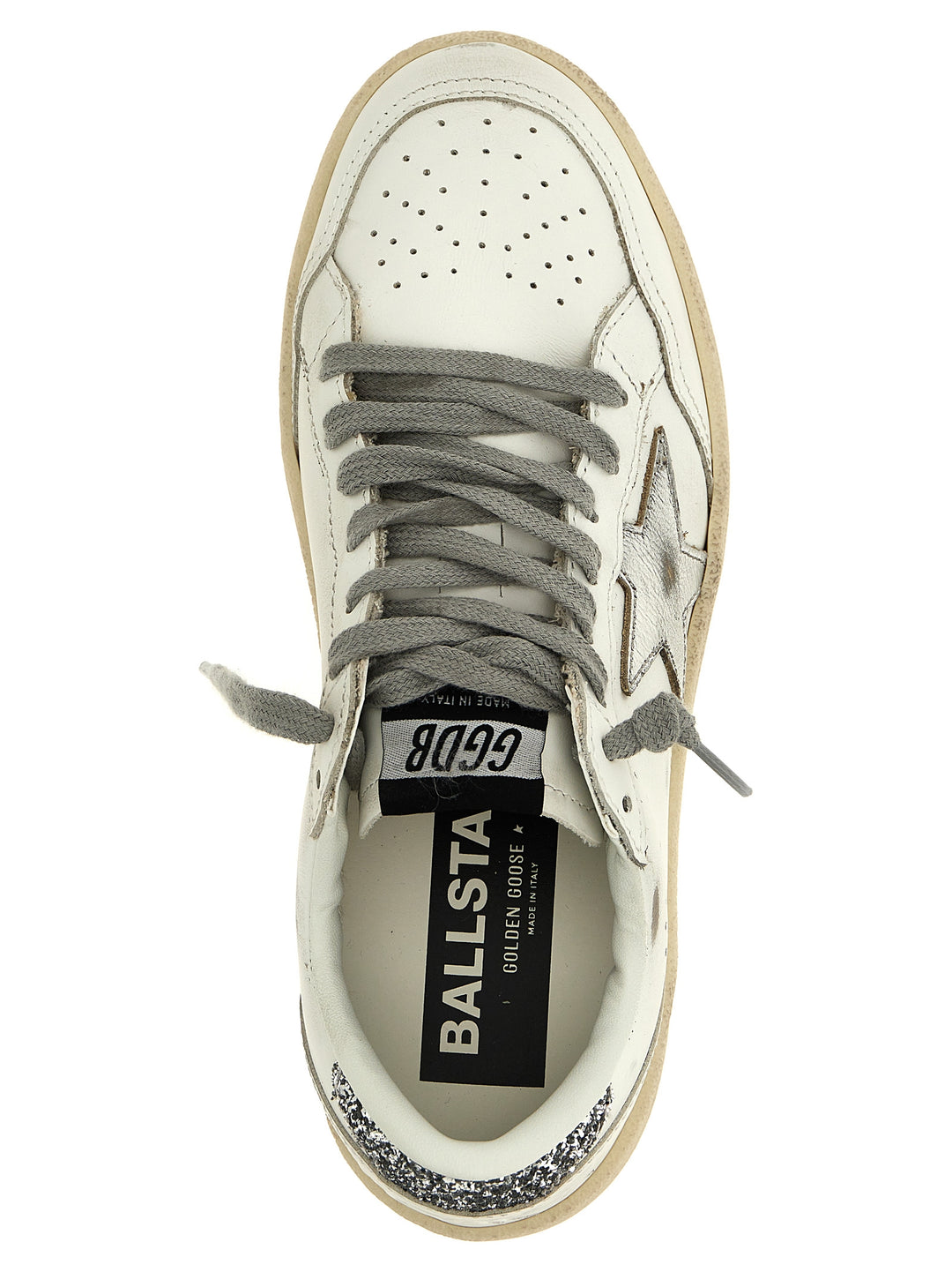Golden Goose Ball Star 2 Sneakers - Silver | 73580478250fde6352eff7a4311c47793f977993