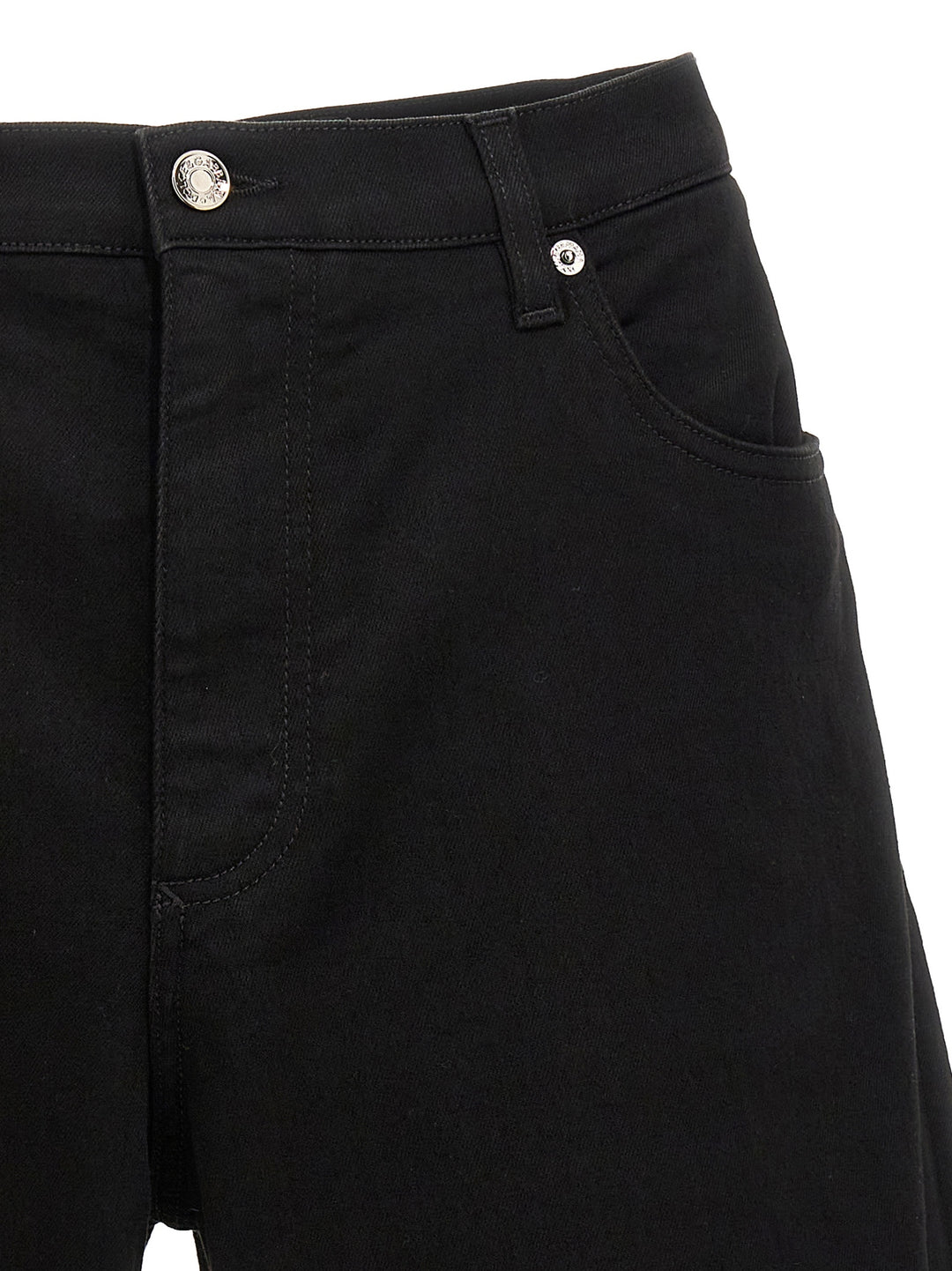 Stretch Denim Bermuda Shorts Bermuda, Short Black