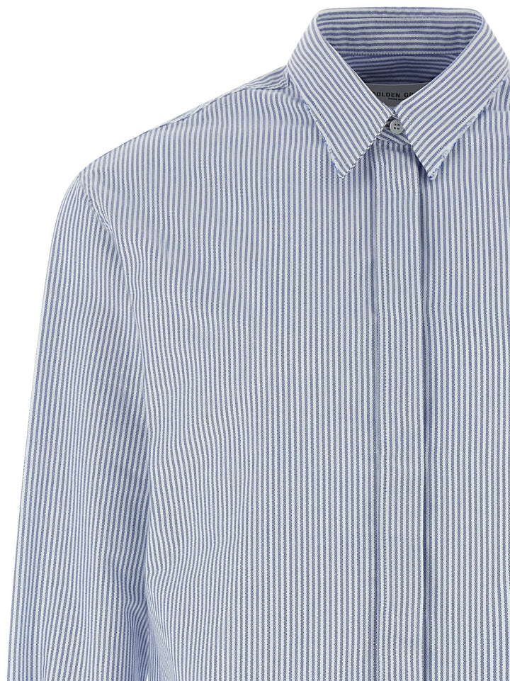 Golden Goose Batilda Shirt and Blouse - Light Blue | 1215582bf26b2ff7c59571d50aed57bb70361a21