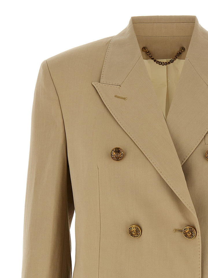 Golden Goose Heraldic Buttons Blazer BlazerS - Beige | d44cfebfe71c5b051f982f0980bb67b35b5ad93f