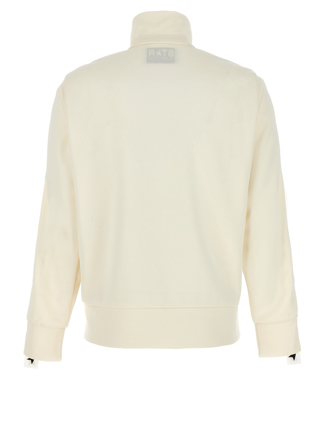 Golden Goose Zipped Track Sweatshirt - White/Black | cbe3b260f9f34d0f8335ed32f33551fecade56bd
