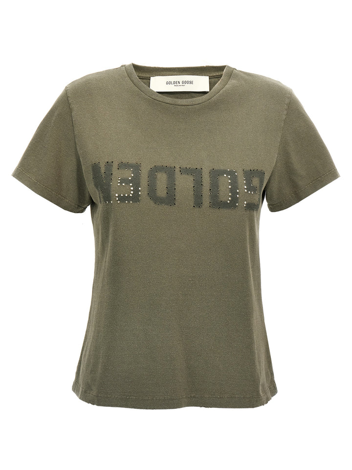 Golden Goose Doris T-shirt - Green | 3c51535dcc9c90c23e1365fb689fc982a259a6b6
