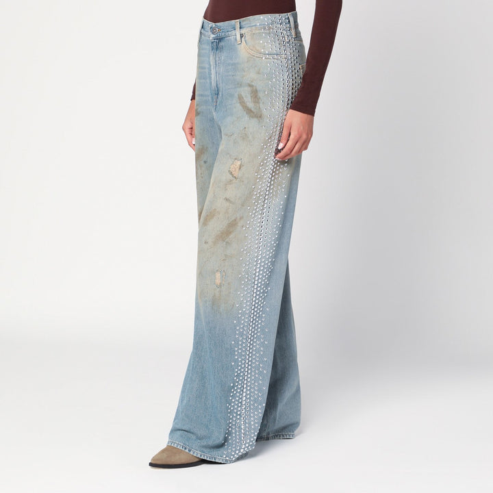 Golden Goose Pants - Light Blue | 6371854454e606fe1009e705c729bae405975070