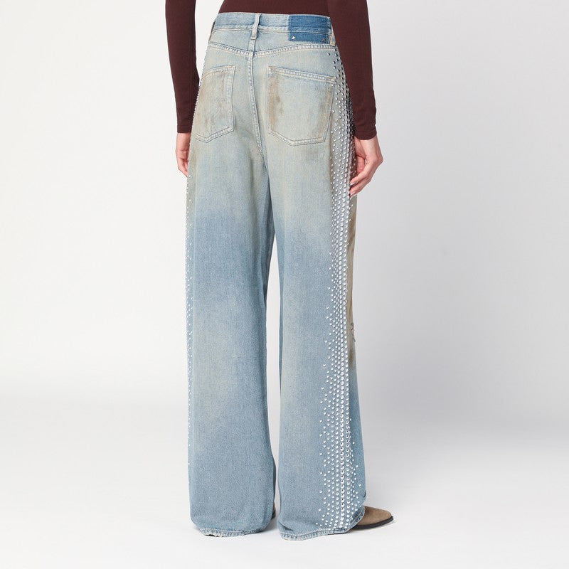 Golden Goose Pants - Light Blue | b3737c1518210bc938935898c8f62ea47f60329d
