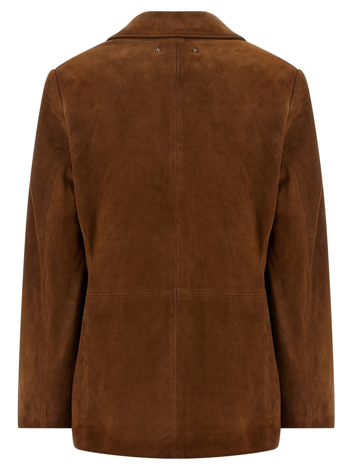 Golden Goose Robyn Puffer Jackets - Brown | 41f4427dff26e1768366597c256f0dfd08d1be0d