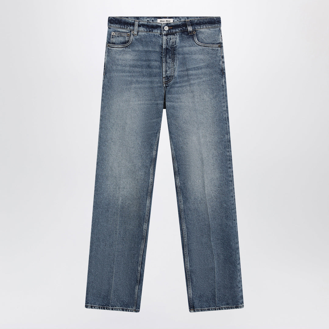 Miu Miu Pants - Blue | 0e40ae619db246080b07c5707f0ed37ff06f1b61