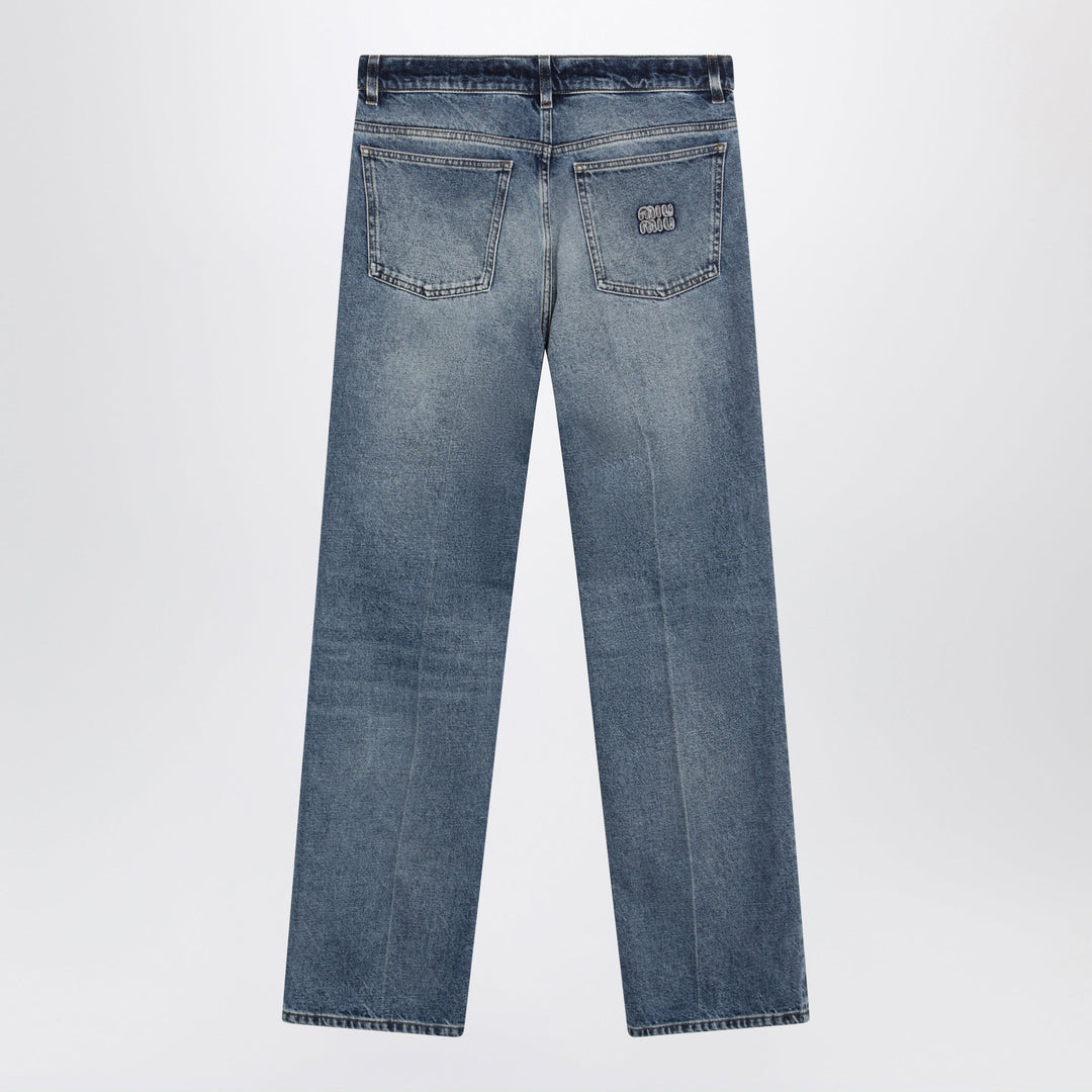 Miu Miu Pants - Blue | e0633498321350ff597e6b16d232dbd7ff90f811