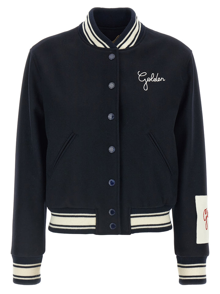 Golden Goose Dirce Puffer Jackets - Blue | 44cc8854568c79e197215ee3e9ef088f88351b51