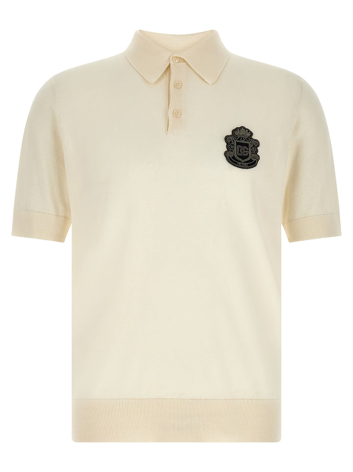 Dolce & Gabbana Dg Polo - White | 92f59b55b5a03bcb6f131a976178eaf58ca42f9a