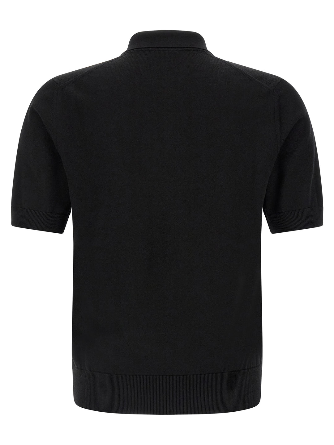 Dolce & Gabbana Heraldic Patch  Shirt Polo - Black | 998d171ae4f6d3ca930ab0d8b9401741ed440551