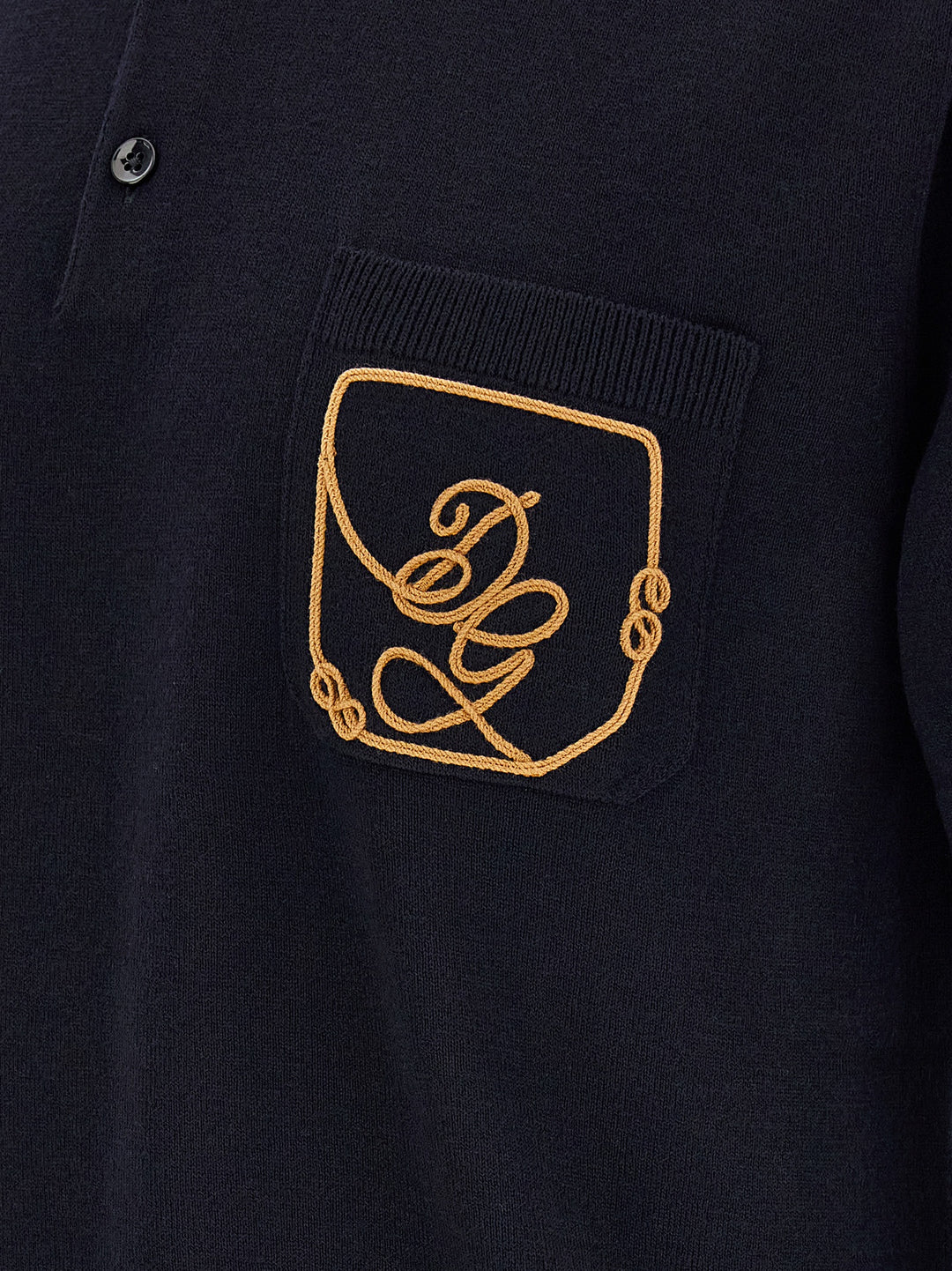 Dolce & Gabbana Logo Embroidery  Shirt Polo - Blue | 7360df90daf0ae4433b0c64b3f78759650b38f27