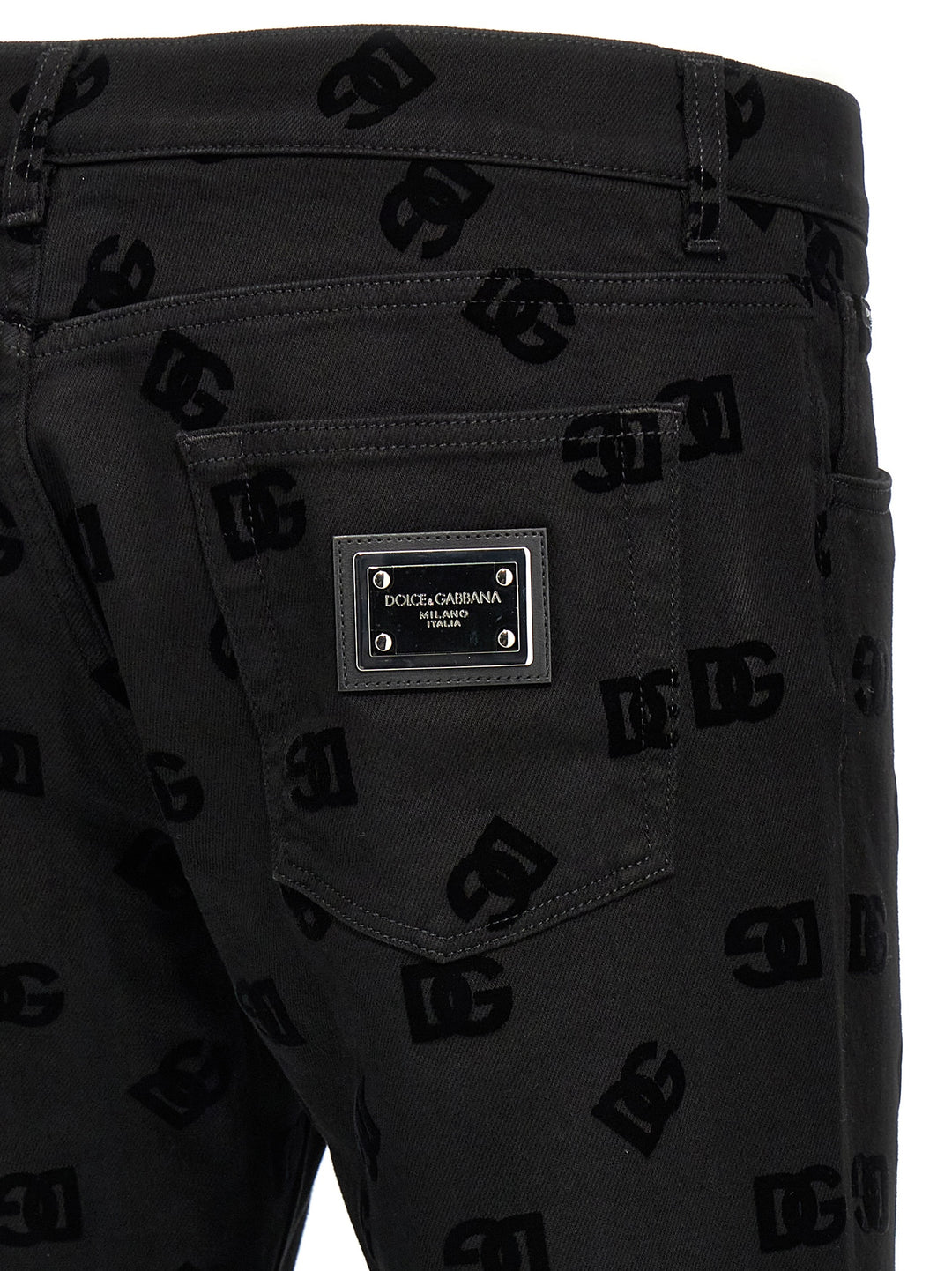 Dolce & Gabbana Logo Jeans - Black | 9c885708d9b904274fe657b02a5cb5b976969883