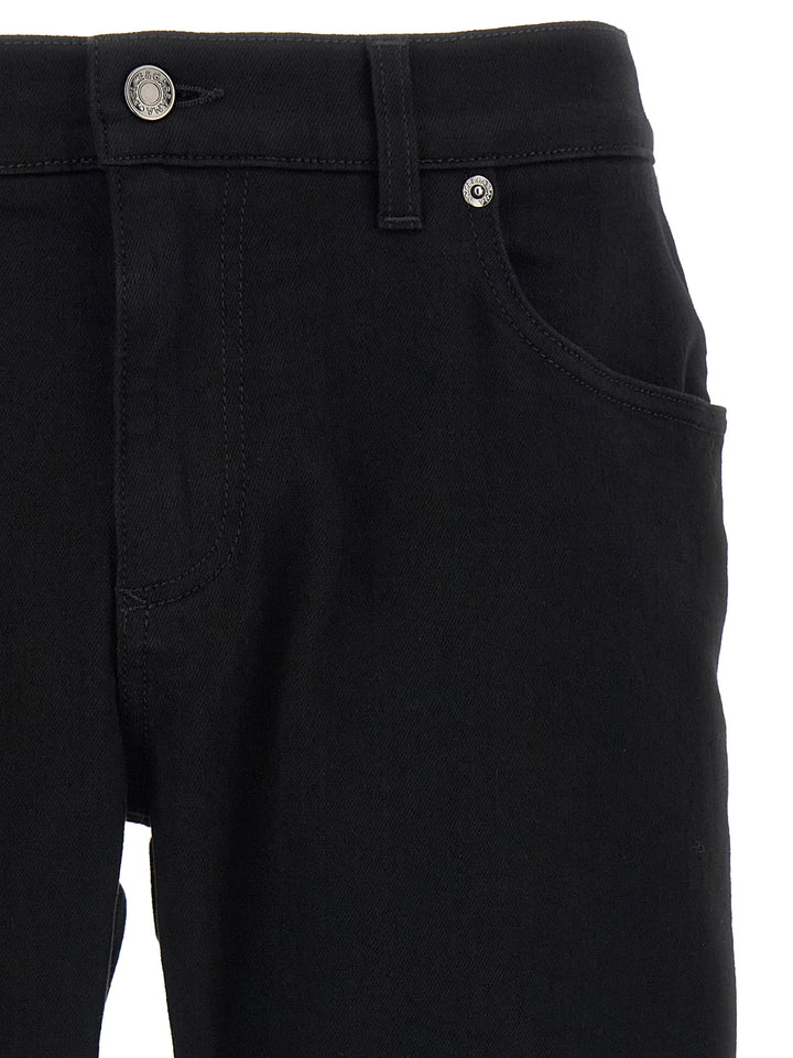 Dolce & Gabbana Logo Plaque Jeans - Black | b49925fa299db0853fa88e494398411f291047be