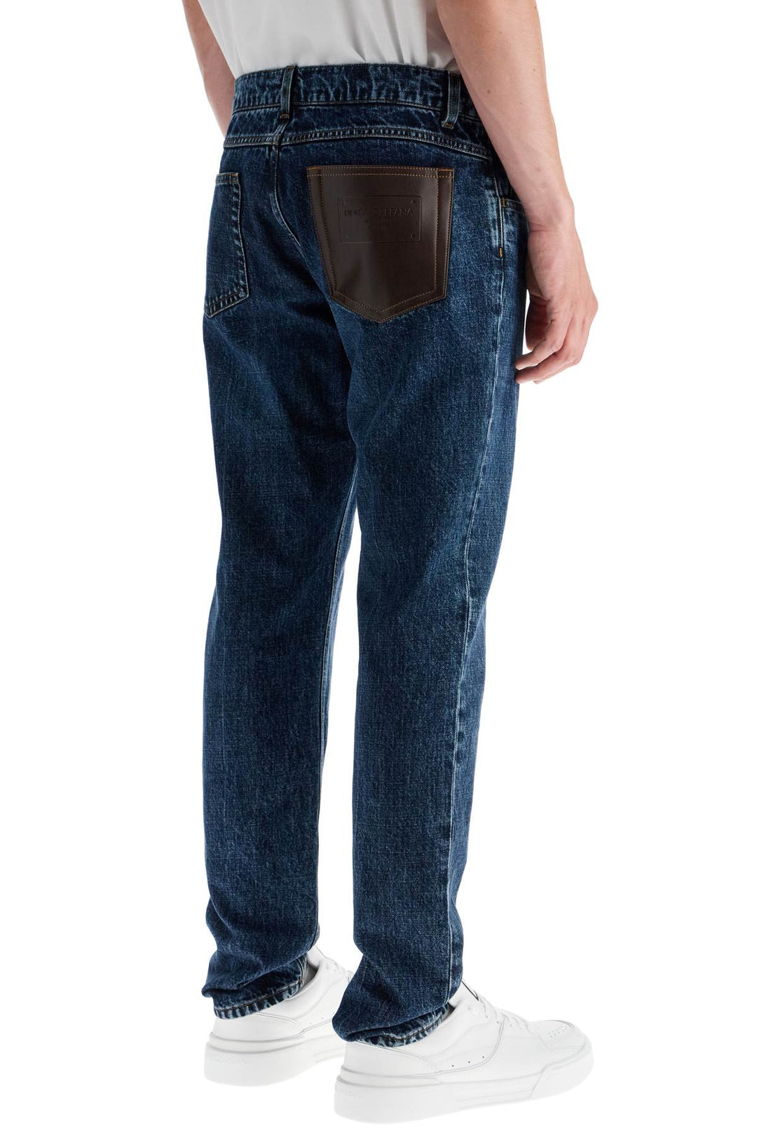 Regular Jeans With Contrasting Pocket