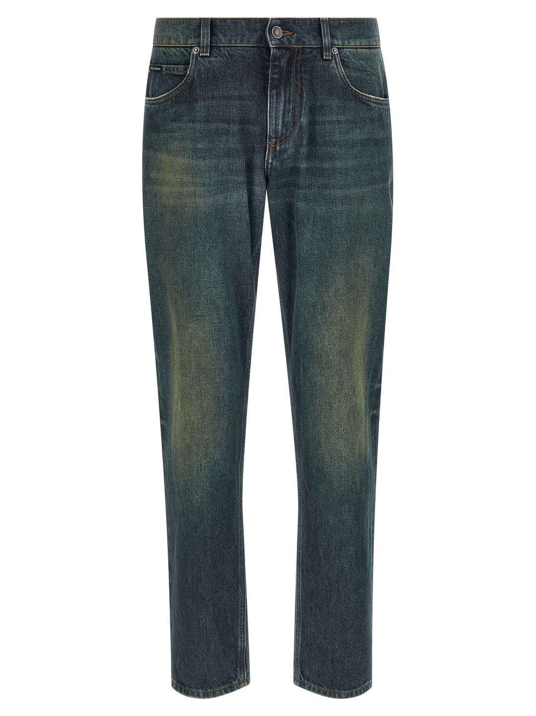 Dolce & Gabbana Logo Tag Jeans - Blue | b0bfa7c45ccfac0500c23a5c1b3de3d996acb6e6