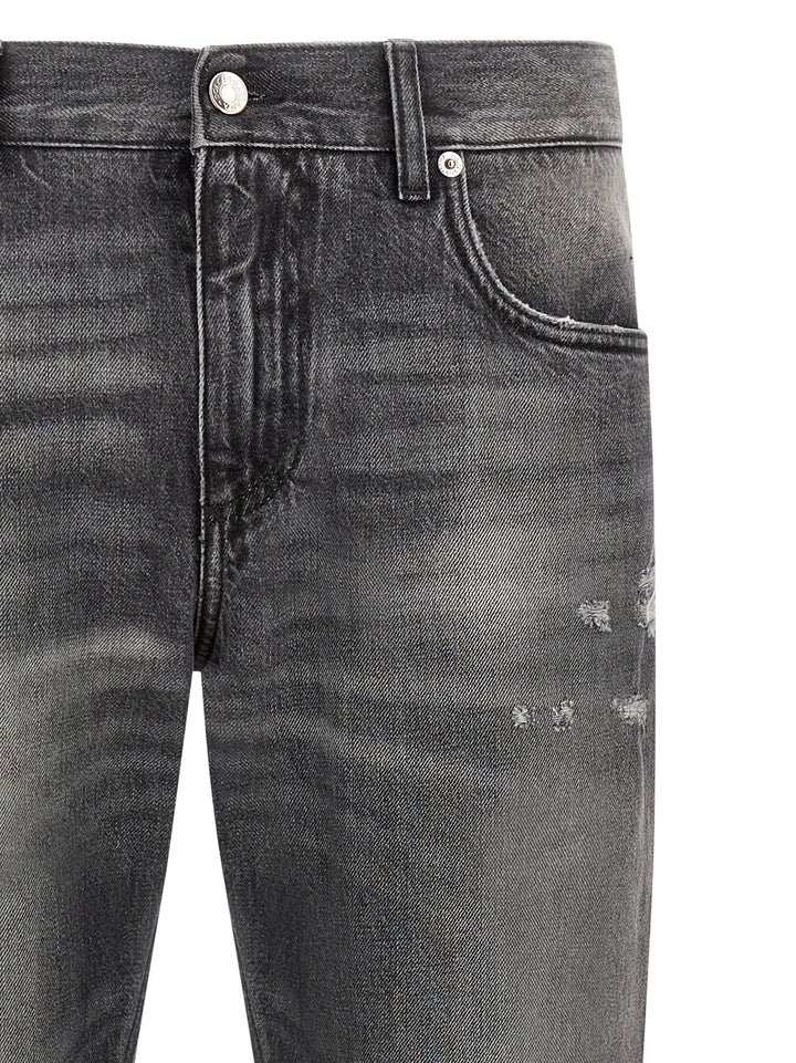 Dolce & Gabbana Distressed Jeans - Gray | bd9877bf1ce078d0291753f356f4601542a0b041
