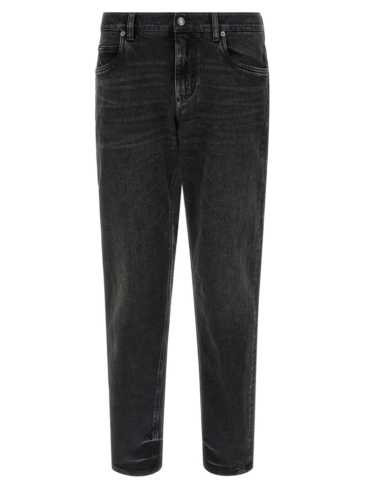 Dolce & Gabbana Patch Dg Jeans - Black | 992a3141606d14c9ef42419e6cb3aa2d2b8e802e