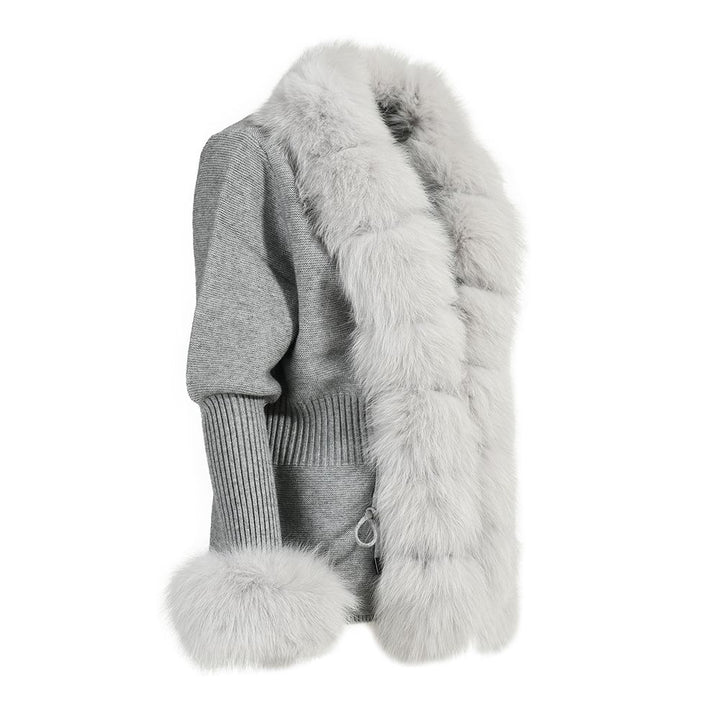 Jacket Andò Gray with Fur