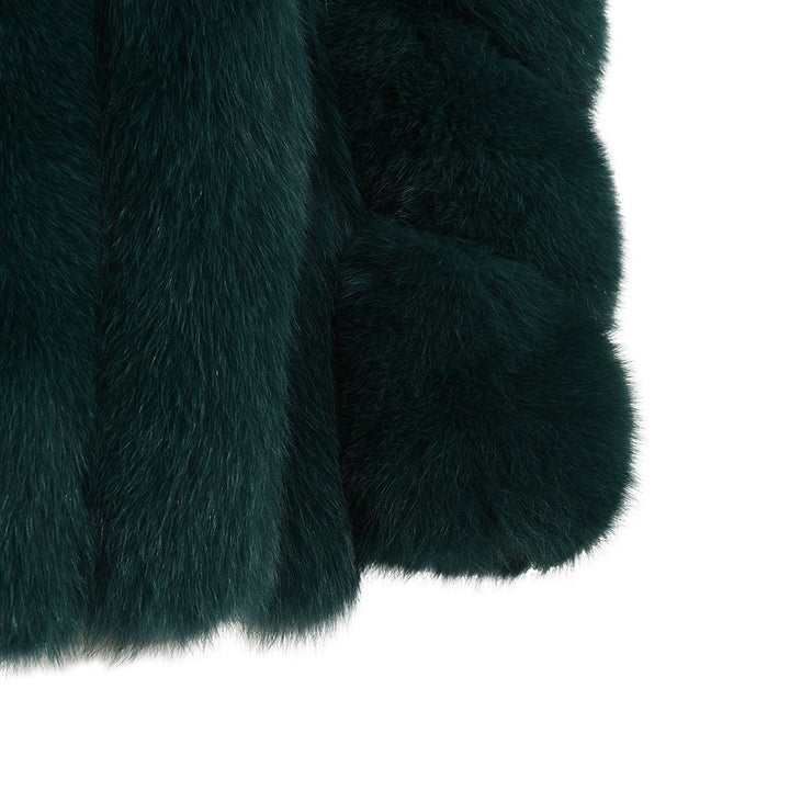 Love Green Fox Fur Jacket