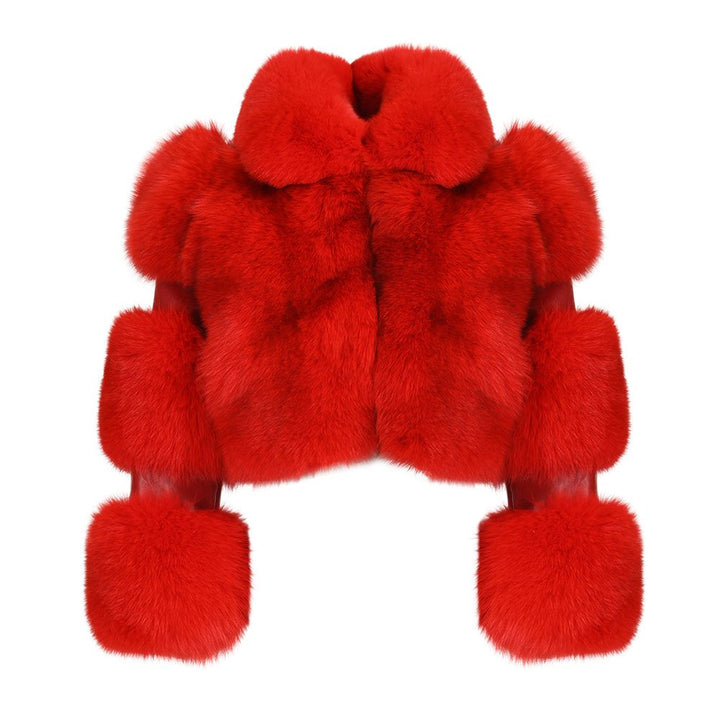 Lulu Red Fox Fur Jacket