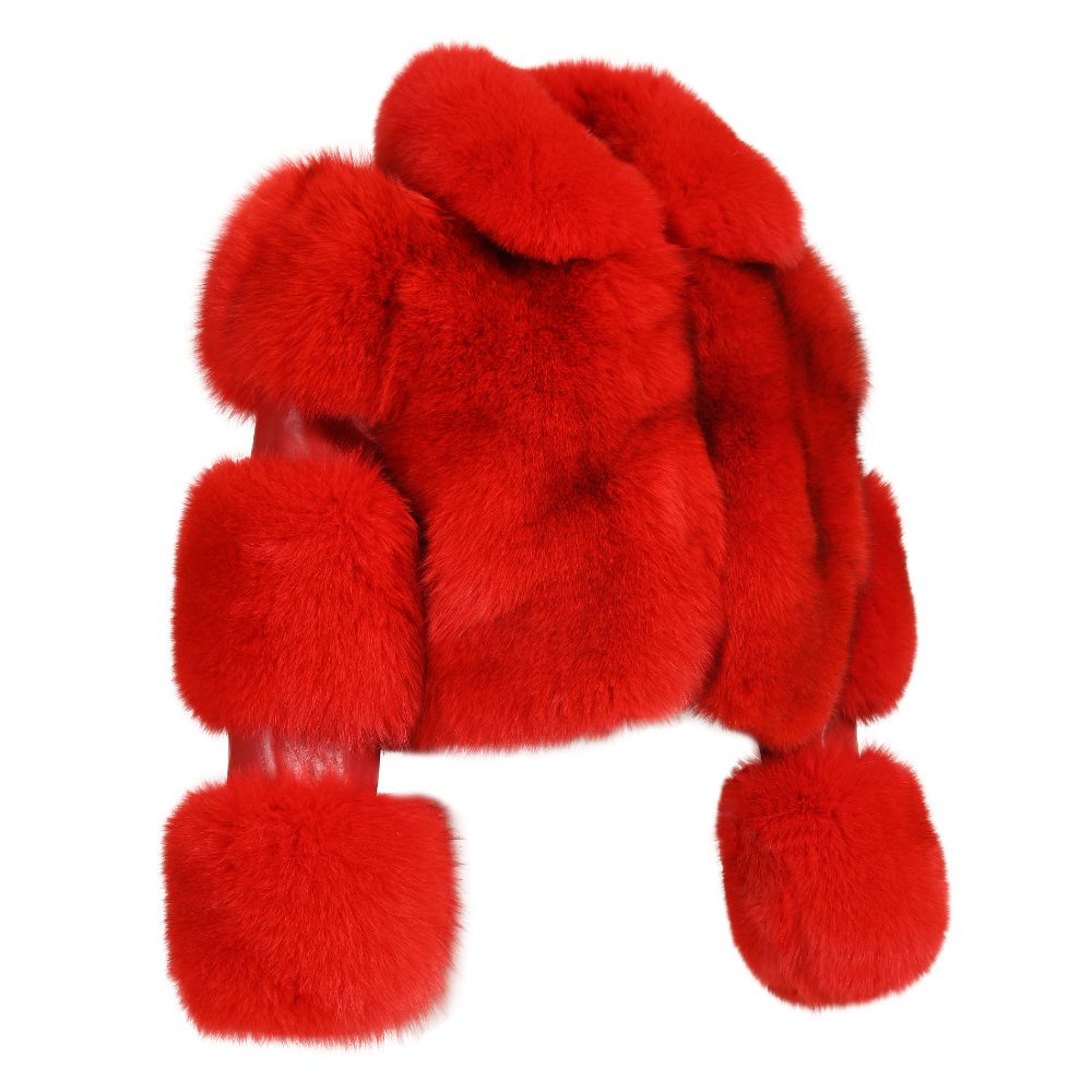 Lulu Red Fox Fur Jacket