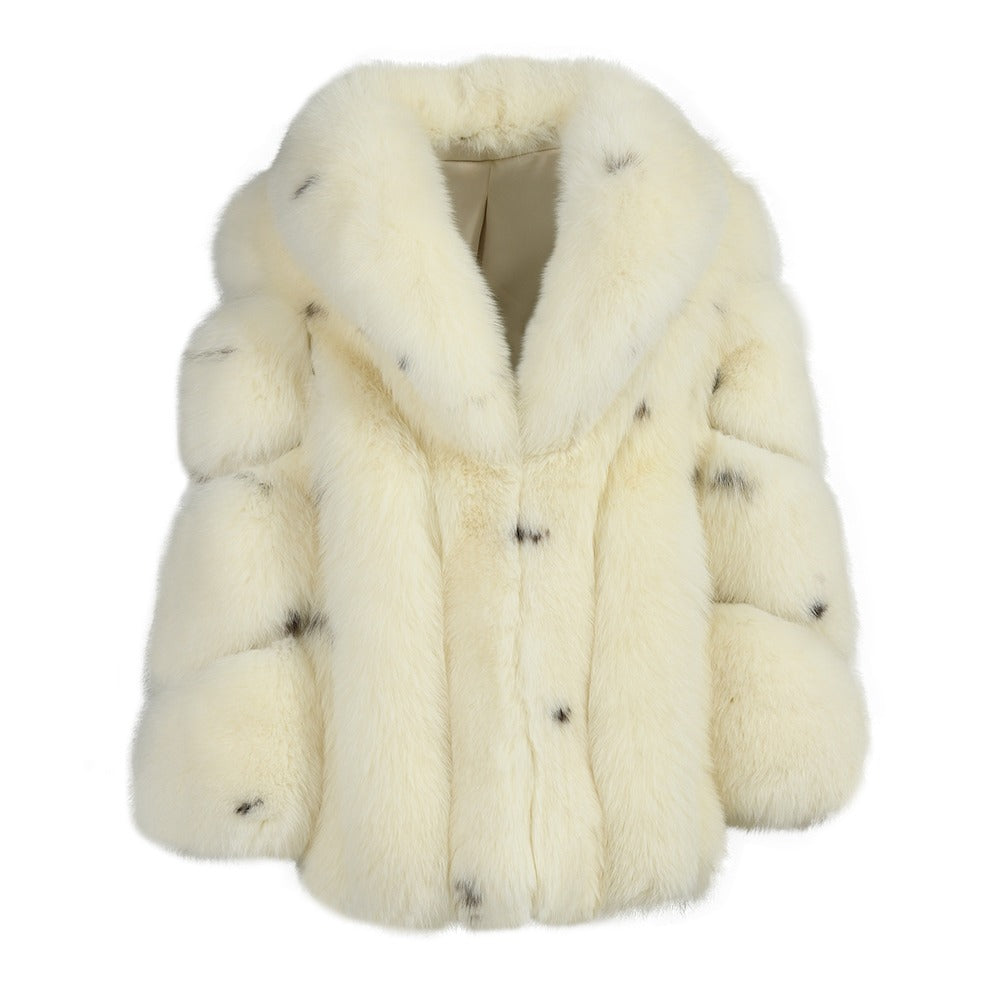 White Fox Fur Mou Jacket