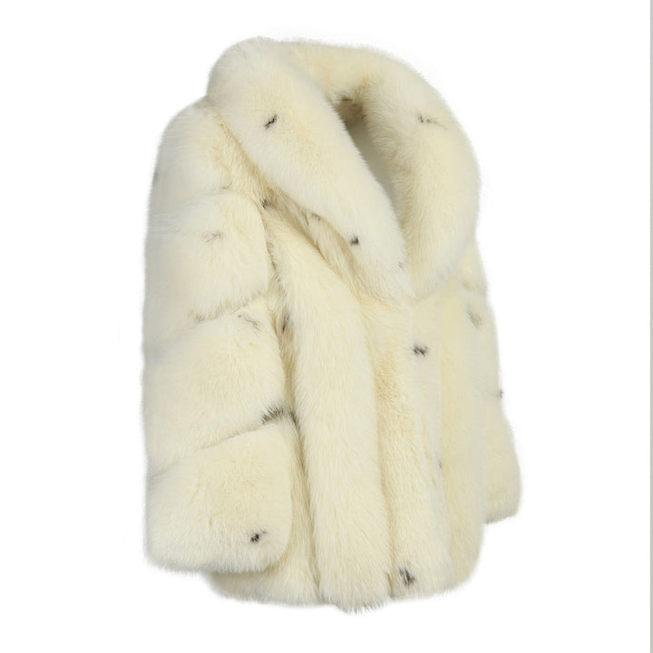 White Fox Fur Mou Jacket