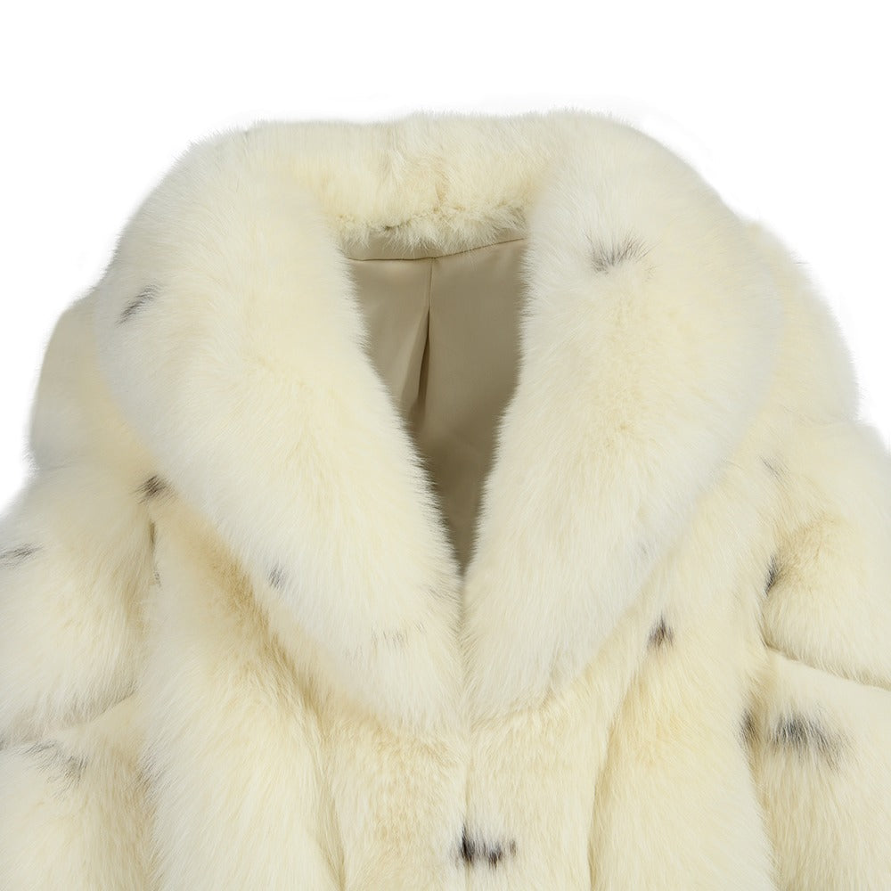 White Fox Fur Mou Jacket