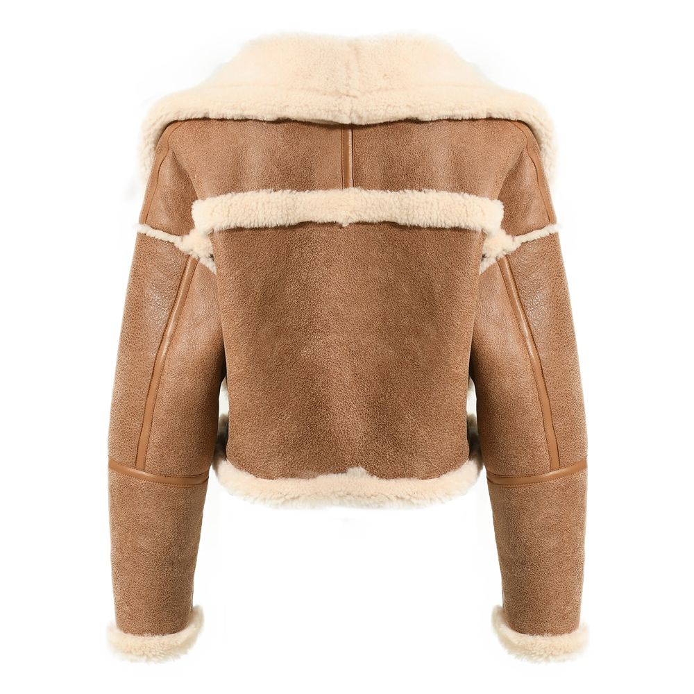 Brown Mous Jacket in Leather