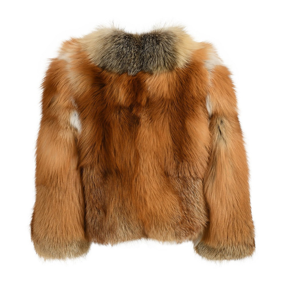 Pamel Multicolor Fox Fur Jacket