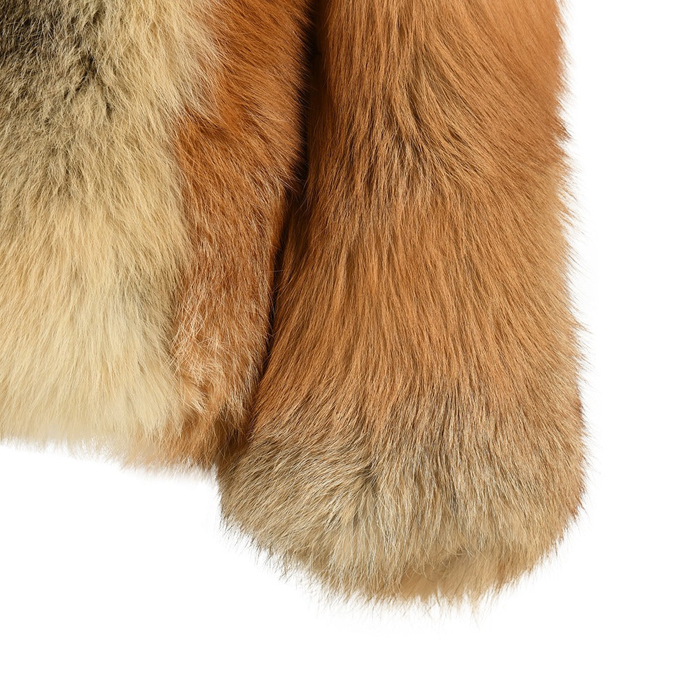 Pamel Multicolor Fox Fur Jacket