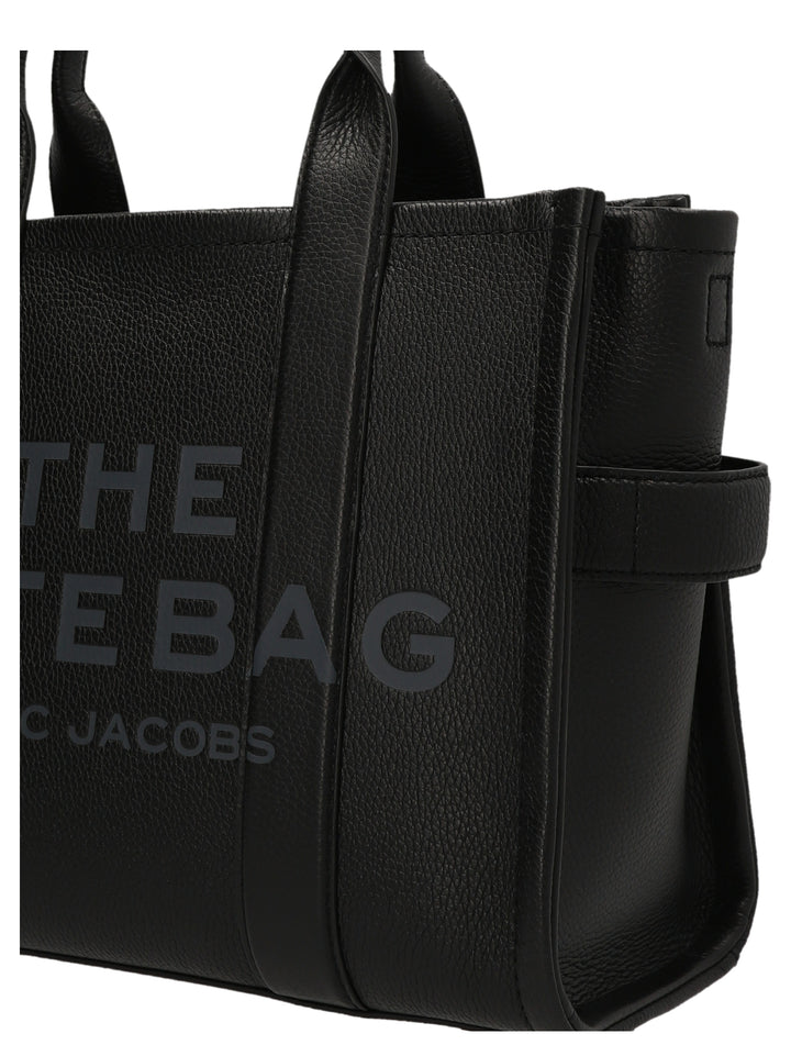 Marc Jacobs The Leather Medium Tote Bag - Black | 8d359b360ade46b47d05b76b4a2b2f8b3977b967