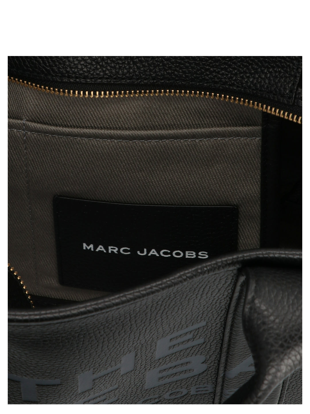 Marc Jacobs The Leather Medium Tote Bag - Black | 6fd0f4da586f3dadd8a362152bdc750e83ed9449