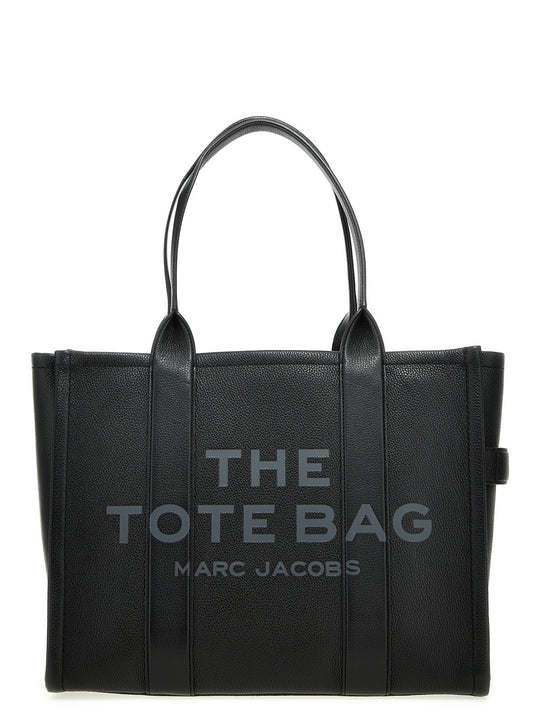 The Leather Large Tote Tote Bag Black