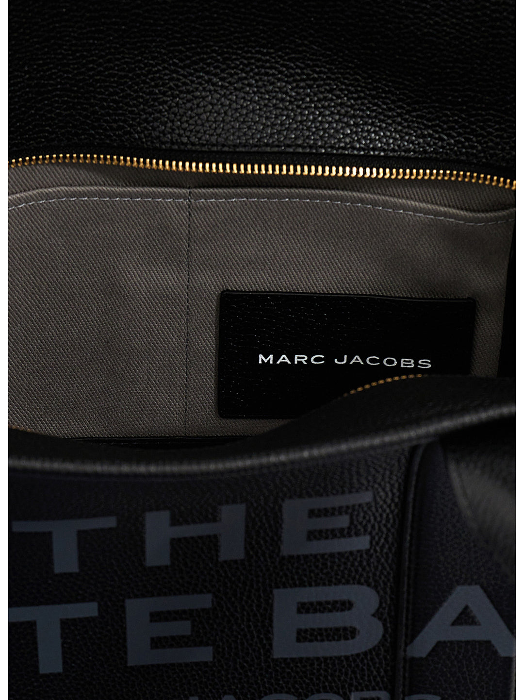 Marc Jacobs The Leather Large Tote Tote Bag - Black | 863fe54ed91cd8566608a35de5732f3c48a8f9ba