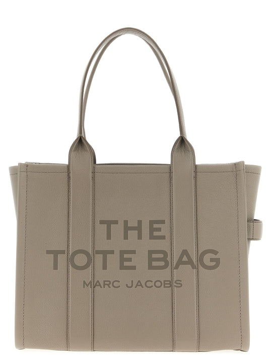 The Leather Large Tote Tote Bag Gray